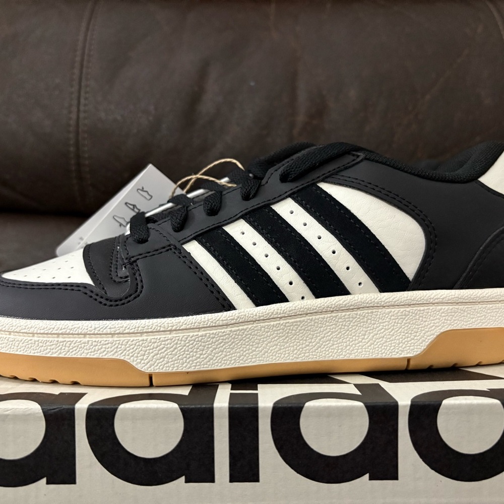 Adidas Black and White Sneakers breakstart J brand new in box
